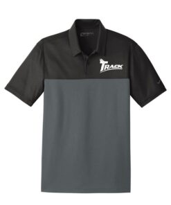 Track Synergy Black Grey Men's Nike Dri-Fit Coolwick Polo