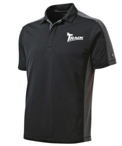 Track Legion Blacktop Men's Embroidered Coolwick Bowling Shirt