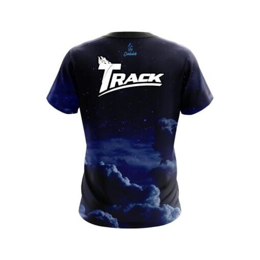 Track Cloudy Night CoolWick Bowling Jersey - Image 2