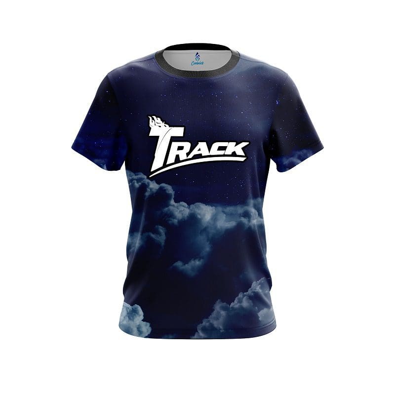 Track Cloudy Night CoolWick Bowling Jersey