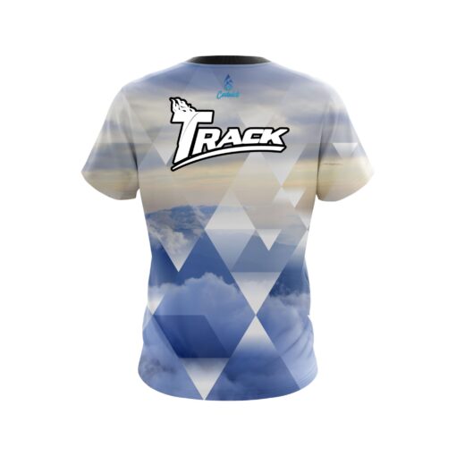 Track Diamond Clouds CoolWick Bowling Jersey - Image 2