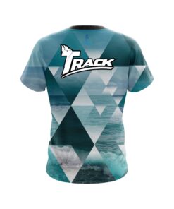Alternative view of Track Diamond Waves CoolWick Bowling Jersey