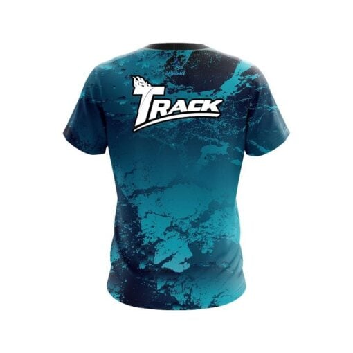 Track Graphite Blue CoolWick Bowling Jersey - Image 2