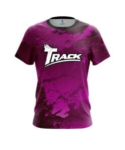 Track Graphite Pink CoolWick Bowling Jersey
