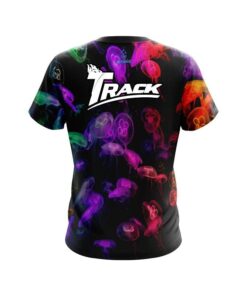 Alternative view of Track Glowing Jellyfish CoolWick Bowling Jersey
