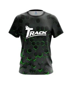 Track Green Honeycomb Fusion CoolWick Bowling Jersey