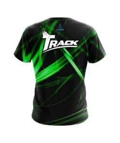 Alternative view of Track Green Spiral CoolWick Bowling Jersey