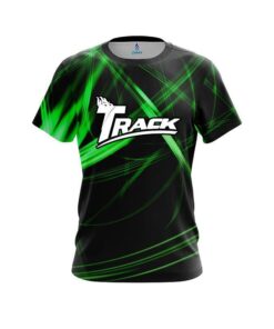 Track Green Spiral CoolWick Bowling Jersey