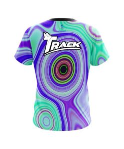 Alternative view of Track Hypnotic Swirl CoolWick Bowling Jersey