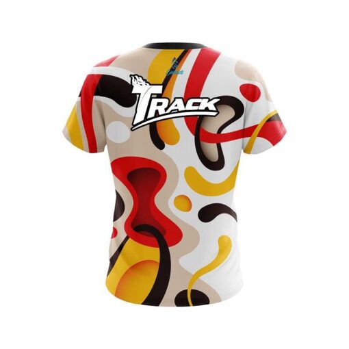 Track Modern Art CoolWick Bowling Jersey - Image 2