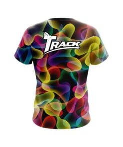 Alternative view of Track Multi Color Lava CoolWick Bowling Jersey