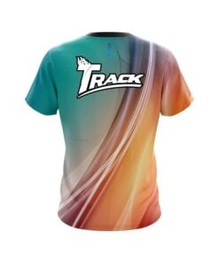Alternative view of Track Multi Color Swirl CoolWick Bowling Jersey