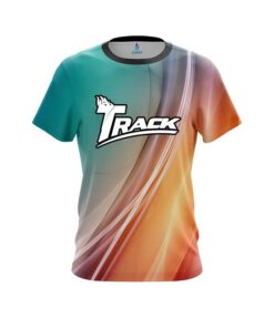 Track Multi Color Swirl CoolWick Bowling Jersey