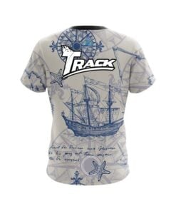 Alternative view of Track Nautical Navigation CoolWick Bowling Jersey