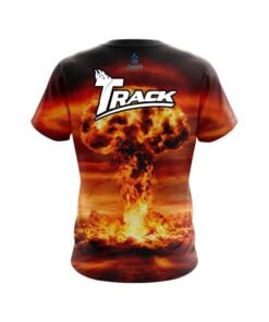 Alternative view of Track Nuke Explosion CoolWick Bowling Jersey