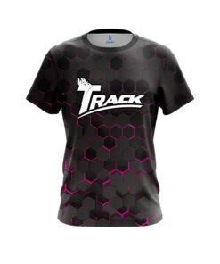 Track Pink Honeycomb Fusion CoolWick Bowling Jersey
