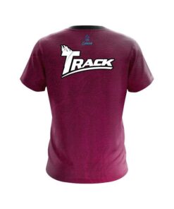 Alternative view of Track Pink Grunge Canvas CoolWick Bowling Jersey