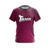 Track Pink Grunge Canvas CoolWick Bowling Jersey