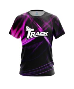 Track Pink Spiral CoolWick Bowling Jersey
