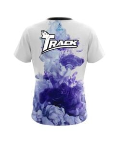 Alternative view of Track Purple ink Splash CoolWick Bowling Jersey