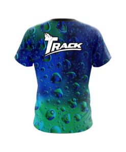 Alternative view of Track Rain Drop CoolWick Bowling Jersey