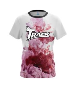 Track Red ink Splash CoolWick Bowling Jersey