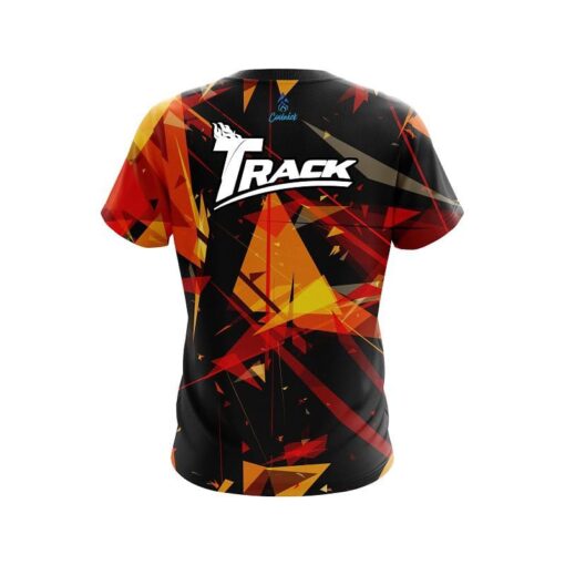 Track Shattered Shapes CoolWick Bowling Jersey - Image 2