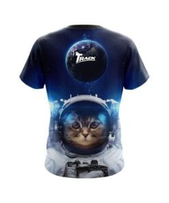 Alternative view of Track Space Cat CoolWick Bowling Jersey