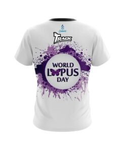 Alternative view of Track World Lupus Cancer Awareness 2 CoolWick Bowling Jersey
