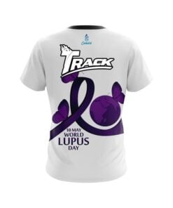 Alternative view of Track World Lupus Cancer Awareness CoolWick Bowling Jersey