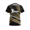 Track Yellow Motion Swirl CoolWick Bowling Jersey