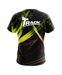 Alternative view of Track Yellow Spiral CoolWick Bowling Jersey