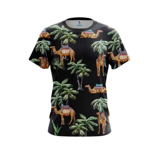 Plain Tropical Camel CoolWick Bowling Jersey