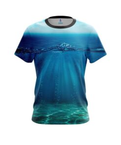 Plain Underwater Abyss CoolWick Bowling Jersey