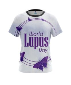 Plain World Lupus Cancer Awareness 3 CoolWick Bowling Jersey