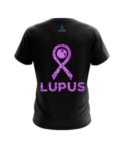 Alternative view of Plain World Lupus Cancer Awareness 4 CoolWick Bowling Jersey