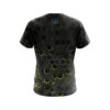 Plain Yellow Honeycomb Fusion CoolWick Bowling Jersey - Image 2