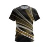Plain Yellow Motion Swirl CoolWick Bowling Jersey
