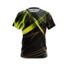 Plain Yellow Spiral CoolWick Bowling Jersey
