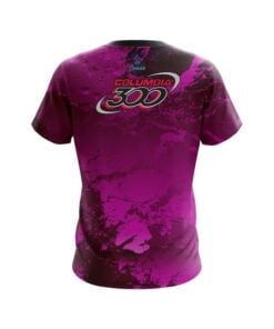Alternative view of Columbia 300 Graphite Pink CoolWick Bowling Jersey