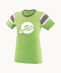Ebonite Women's legacy Lime White Bowling T-Shirt