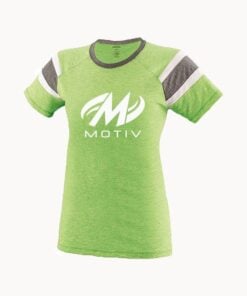 Motiv Women's Hydra Lime White Bowling T-Shirt