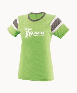 Track Women's 910A Lime White Bowling T-Shirt