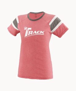 Track Women's Triton Red White Bowling T-Shirt