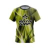 Roto Grip Wavy Yellow Swirl  CoolWick Bowling Jersey