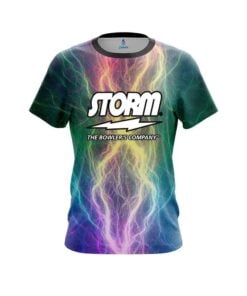 Storm Multi Color Electric CoolWick Bowling Jersey