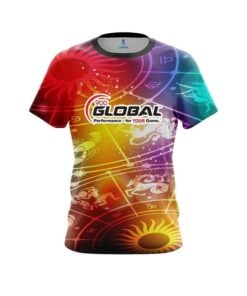 900 Global Astrological Signs CoolWick Bowling Jersey