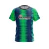 900 Global Blue And Green Tie Dye CoolWick Bowling Jersey
