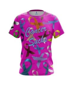 900 Global Cancer Sucks CoolWick Bowling Jersey