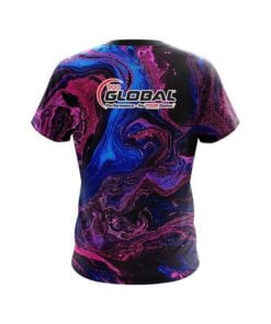 Alternative view of 900 Global Cotton Candy Marble CoolWick Bowling Jersey